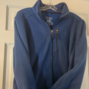 Mens LL BEAN ZIP UP FLEECE
